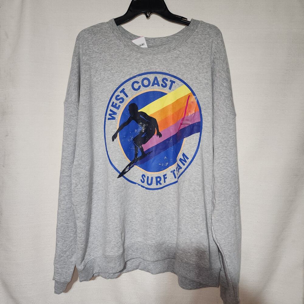 West coast surf team sweatshirt Grayson/thread men's XXL - Picture 4 of 7